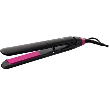 Philips StraightCare Essential BHS375/00 Plancha de Pelo ThermoProtect Placas Cerámicas con Queratina Negra